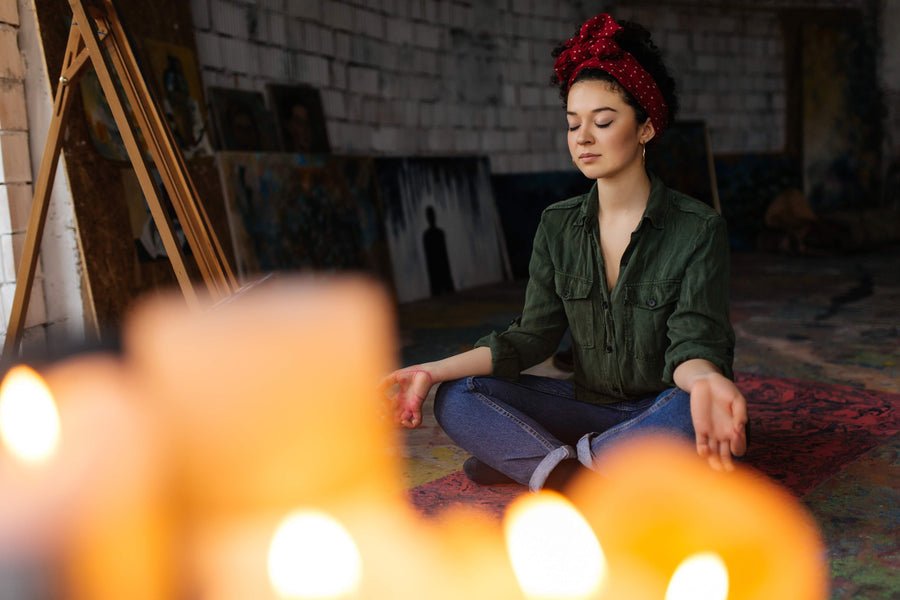 Meditating with a Candle